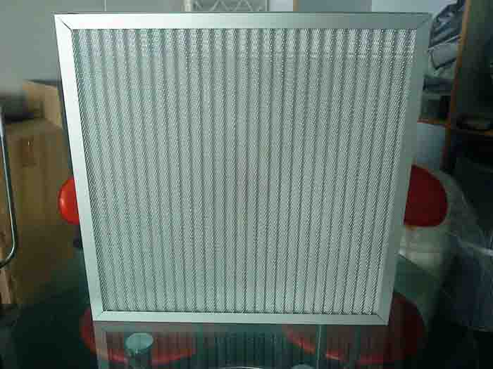 金屬網(wǎng)過濾器濾料：金屬網(wǎng)、鋁網(wǎng)或不銹鋼絲網(wǎng)